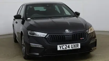 Used Skoda Octavia vRS 200 HP (147 kW) 2024 Black Hatchback