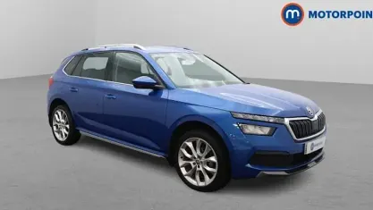 Used Skoda Kamiq SE L 95 HP (69 kW) 2020 Blue SUV