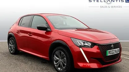 Used Peugeot e-208 Allure Premium 100 kW (136 HP) 2022 Red Hatchback