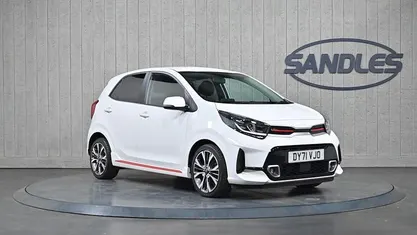 Used Kia Picanto GT-Line 101 HP (74 kW) 2021 White Hatchback