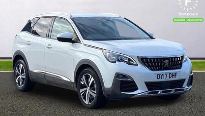 Begagnad Peugeot 3008 Allure 120 HK (88 kW) 2017 Vit SUV