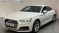 White Used 2018 Audi A5 Sportback S-Line Hatchback | £14,994 (Fair price)