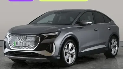 Begagnad Audi Q4 Sportback e-tron S-Line 150 kW (204 HK) 2023 Grå SUV