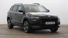 Black magic pearl effect Used 2024 Skoda Karoq SportLine SUV | £27,995 (Fair price)