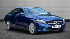 Blue Used 2020 Mercedes C220 Sport Edition Sedan | £20,450 (Fair price)