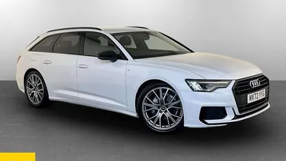 White Used 2022 Audi A6 Black Edition Estate | £27,495 (Fair price)