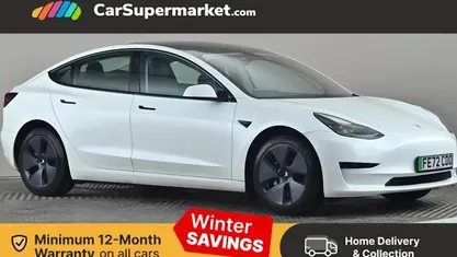White Used 2022 Tesla Model 3 RWD Sedan | £20,497 (Fair price)