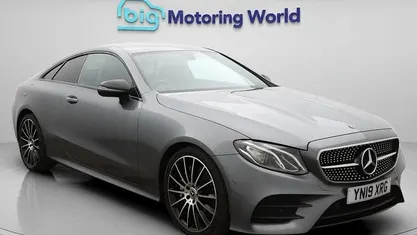 Used Mercedes E300 AMG line 245 HP (180 kW) 2019 Grey Coupe