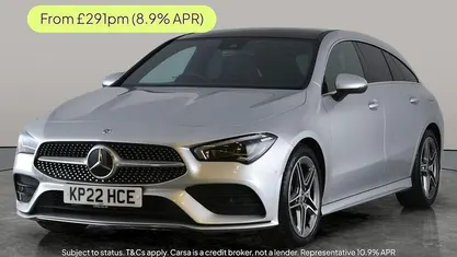 Silver Used 2022 Mercedes CLA250 Shooting Brake AMG Line Premium Plus Estate | £24,556 (Good price)