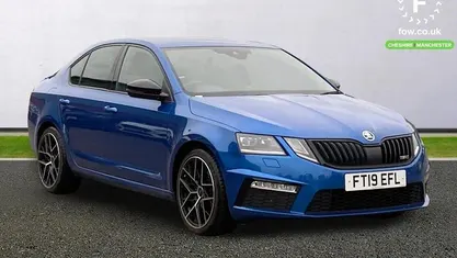 Used Skoda Octavia vRS 245 HP (180 kW) 2019 Blue Hatchback