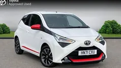Pure white Used 2021 Toyota Aygo Trend Hatchback | £9,856 (Fair price)