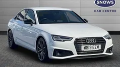 White Used 2019 Audi A4 Black Edition Sedan | £15,499 (Fair price)