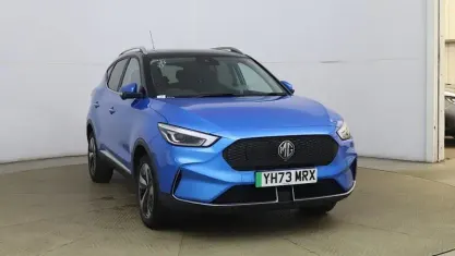 Used MG ZS Trophy Connect 114 kW (156 HP) 2022 Blue SUV