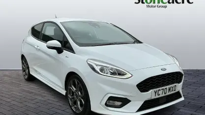 Used Ford Fiesta ST-Line 125 HP (91 kW) 2020 White Hatchback