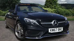 Black Used 2017 Mercedes C250 AMG Line Premium Plus Cabriolet | £18,995 (Fair price)