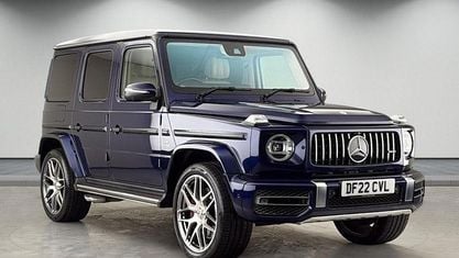 Used Mercedes G63 AMG AMG 585 HP (430 kW) 2022 Mystic blue bright SUV
