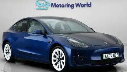 Used Tesla Model 3 Long Range AWD 366 kW (498 HP) 2022 Blue Sedan