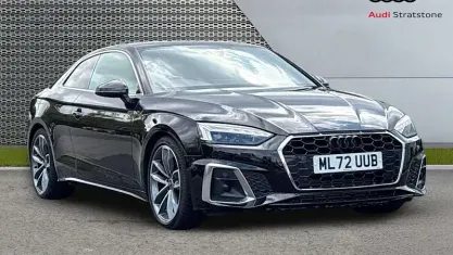 Used Audi A5 S-Line 150 HP (110 kW) 2022 Black Coupe