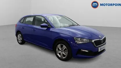 Used Skoda Scala SE 95 HP (69 kW) 2023 Blue Hatchback