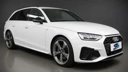 Used Audi A4 Black Edition 163 HP (119 kW) 2020 White Estate