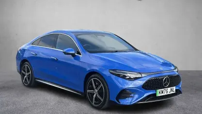 Used Mercedes CLA 250+ AMG line 200 kW (272 HP) 2025 Blue Sedan