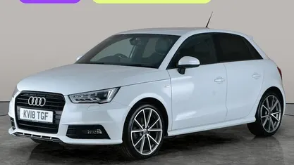 Used Audi A1 Sportback Black Edition 150 HP (110 kW) 2018 White Hatchback