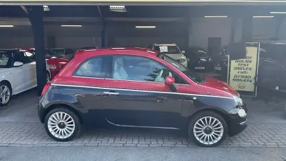 Used Fiat 500 Lounge 69 HP (50 kW) 2016 Black/red Hatchback