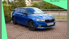Race blue metallic black magic pearl effect Used 2022 Skoda Fabia Colour Edition Hatchback | £13,245 (Fair price)