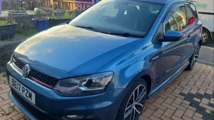 Used VW Polo GTI 192 HP (141 kW) 2017 Blue Hatchback