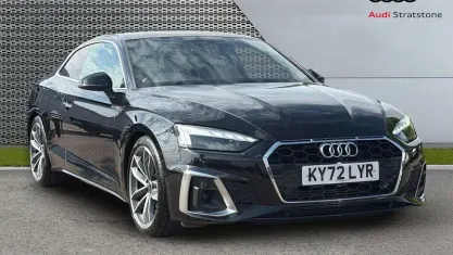 Used Audi A5 S-Line 150 HP (110 kW) 2022 Black Coupe