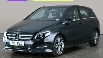 Used Mercedes B200 Exclusive 156 HP (114 kW) 2018 Black MPV