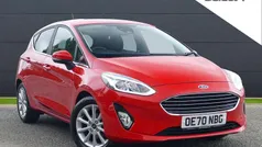 Red Used 2020 Ford Fiesta Titanium Hatchback | £11,995 (Fair price)