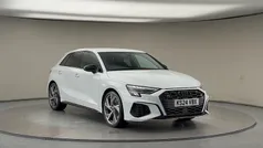 Glacier white metallic/glacier white metallic Used 2024 Audi S3 Sportback Black Edition Hatchback | £34,550 (Fair price)
