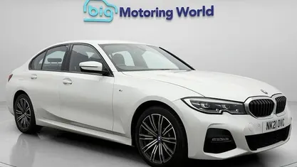 White Used 2021 BMW 330e M Sport Sedan | £19,100 (Fair price)