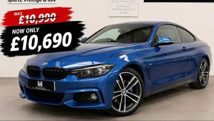 Used BMW 420 M Sport 190 HP (139 kW) 2018 Blue Coupe