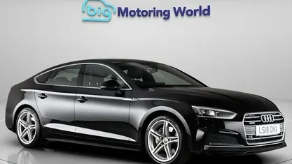Begagnad Audi A5 Sportback S-Line 252 HK (185 kW) 2018 Svart Halvkombi