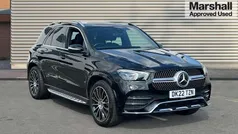 Black Used 2022 Mercedes GLE400 AMG line SUV | £45,383 (Fair price)