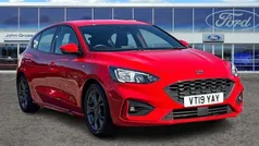 Red Used 2019 Ford Focus ST-Line Hatchback | £11,295 (Fair price)