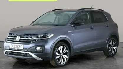 Usado VW T-Cross Black Edition 110 HP (80 kW) 2023 Cinzento SUV