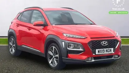 Używany Hyundai Kona Premium 177 KM (130 kW) 2019 Pomarańczowy SUV