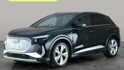 Used Audi Q4 e-tron S-Line 125 kW (170 HP) 2022 Black SUV
