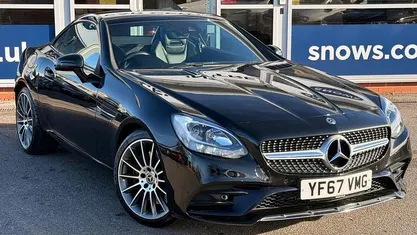 Black Used 2017 Mercedes SLC200 AMG line Cabriolet | £16,995 (Fair price)