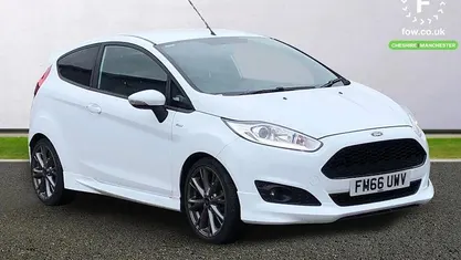 Used Ford Fiesta ST-Line 101 HP (74 kW) 2017 White Hatchback