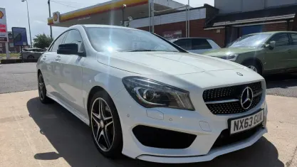 Used Mercedes CLA220 AMG 170 HP (125 kW) 2013 White Sedan