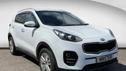 Used Kia Sportage 116 HP (85 kW) 2018 White SUV