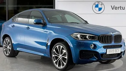 Used BMW X6 M Sport 306 HP (225 kW) 2019 Blue SUV