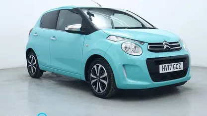 Used Citroën C1 Flair 68 HP (50 kW) 2017 Blue Hatchback