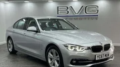 Silver Used 2017 BMW 330e Sport Line Sedan | £9,744 (Fair price)