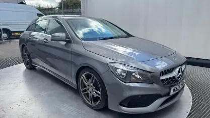 Used Mercedes CLA200 AMG line 156 HP (114 kW) 2019 Grey Coupe