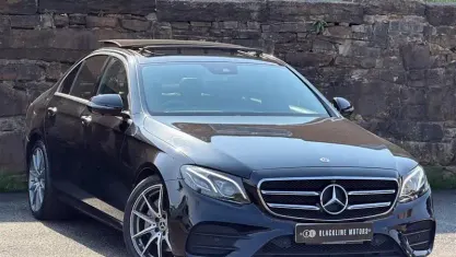 Used Mercedes E220 AMG line 194 HP (142 kW) 2019 Black Sedan